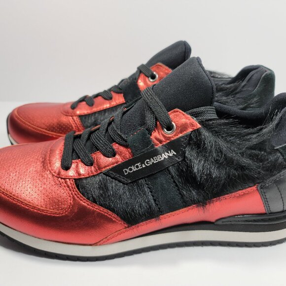 DOLCE & GABBANA Pre- Owned Furr Multicolor Sneakers - Picture 4 of 16